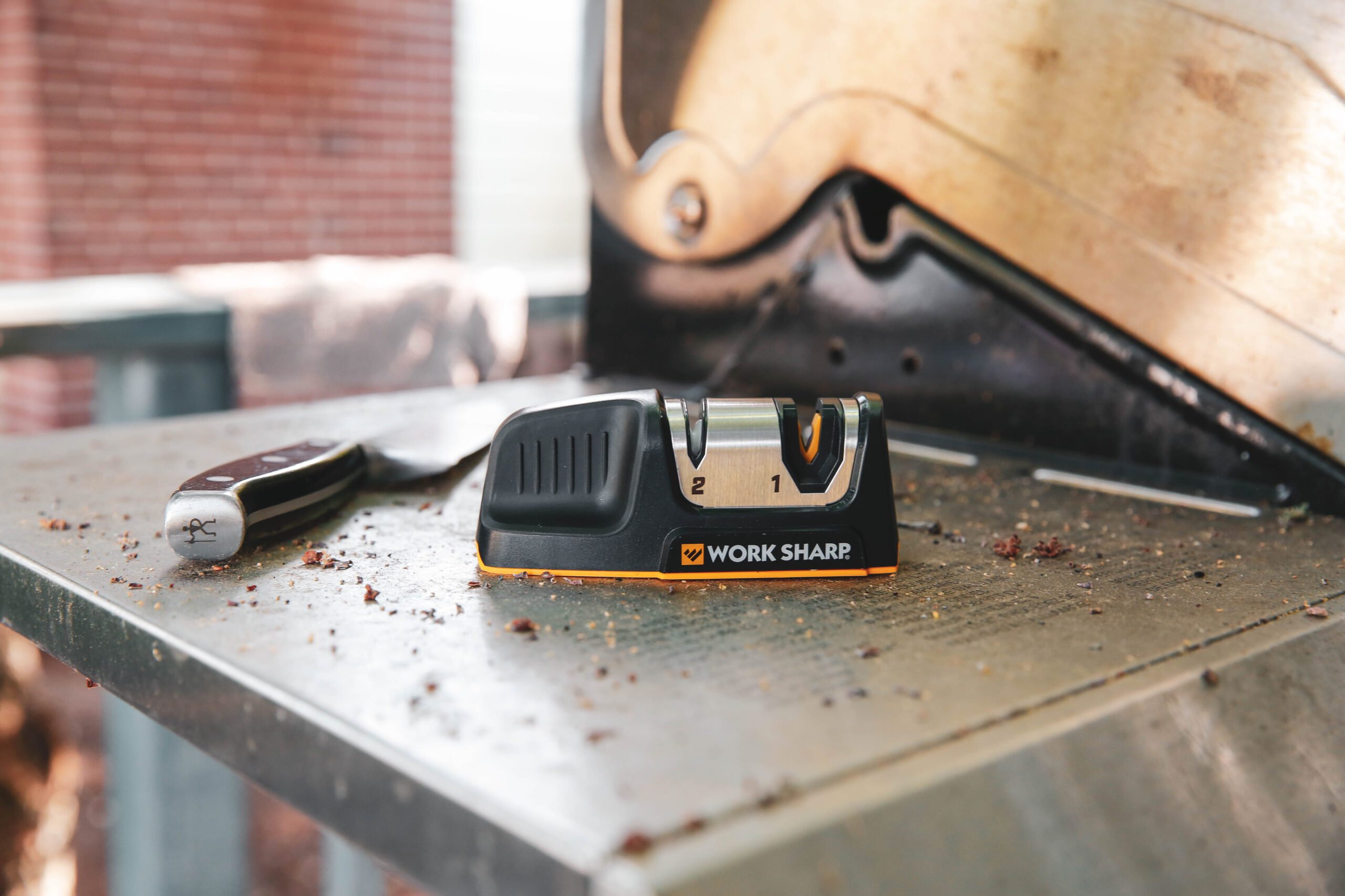 Work Sharp Handheld Manual Pull Through Kitchen Knife Sharpener